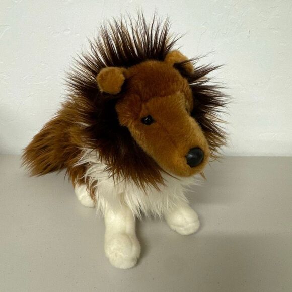 Douglas Plush Collie Dog Toy Cuddle Toy Ages 3 Years Up Soft & Cute - Picture 2 of 12